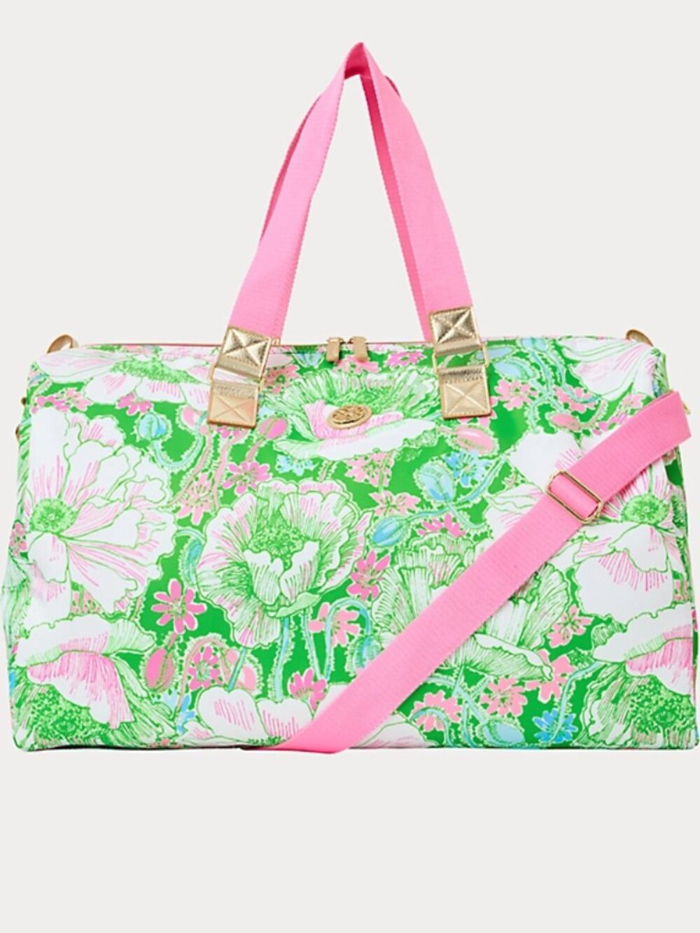 Lilly Pulitzer Vibrant Floral Weekender Bag New with Tags